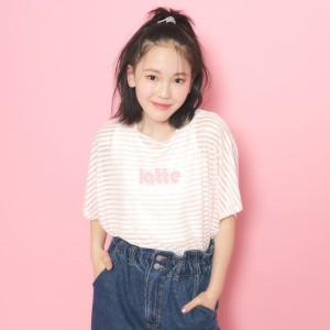 ピンクラテ（PINK−latte）/【2点SET】シアーボーダーTシャツ＋インナータンクセットアイテム