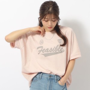 キューティーブロンド（Cutie Blonde）/メッシュ切り替えゆるTシャツ