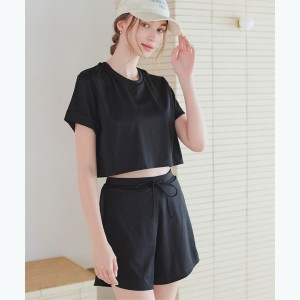 ティティベイト（titivate）/【SEA DRESS】カップ付半袖Tシャツ×ショートパンツ/セット水着