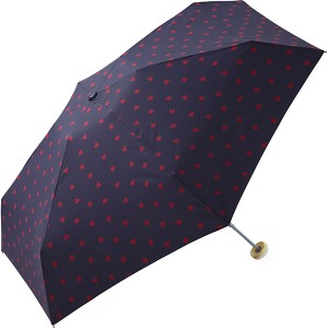 Wpc．（WPC）/【Wpc．】雨傘 ジャギーハート ミニ  50cm 晴雨兼用 軽量 レディース 折り畳み傘