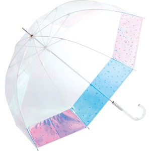 Wpc．（WPC）/【Wpc．】［ビニール傘］プリントドームシャイニー 60cm レディース 長傘