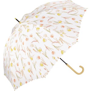 Wpc．（WPC）/【Wpc．】雨傘 ヴィンテージチューリップ  58cm 晴雨兼用 レディース 傘 長傘