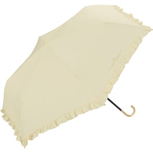 Wpc．（WPC）/【Wpc．】雨傘 フェミニンフリル ミニ 50cm 晴雨兼用 レディース 傘 折りたたみ傘