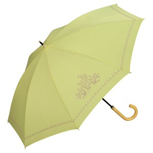Wpc．（WPC）/【Wpc．】日傘 T/Cすずらん刺繍 50cm UVカット 晴雨兼用 レディース 長傘