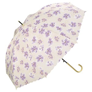 Wpc．（WPC）/【Wpc．】雨傘 ラナンキュラス 58cm ジャンプ傘 晴雨兼用 レディース 長傘