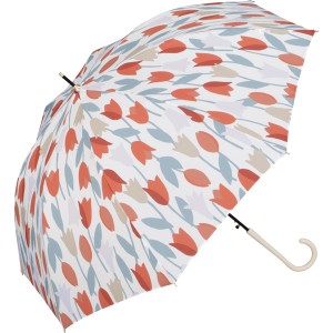 Wpc．（WPC）/【Wpc．】雨傘 ブルーミングチューリップ 58cm 晴雨兼用 傘 レディース 長傘