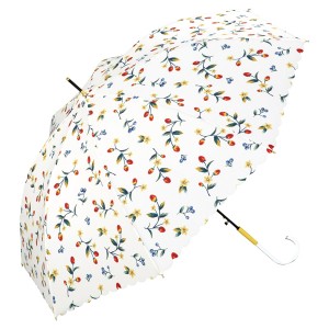 Wpc．（WPC）/【Wpc．】雨傘 ストロベリーガーデン 58cm ジャンプ傘 晴雨兼用 傘 レディース 長傘