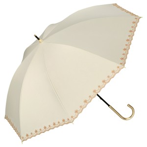 Wpc．（WPC）/【Wpc．】日傘 遮光グリッターフラワースカラップ 完全遮光 遮熱 晴雨兼用 レディース 長傘