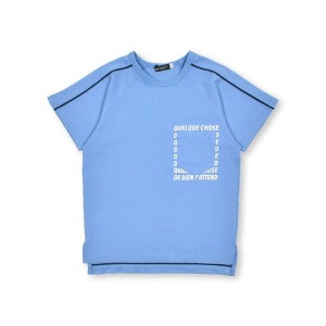 ベベ/【接触冷感】胸ポケット付きラグランスリーブTシャツ(90~150cm)