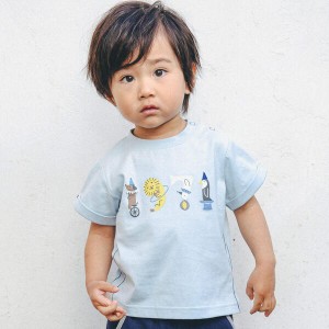 ベベ（BeBe）/アニマルナンバープリントTシャツ(80~90cm)