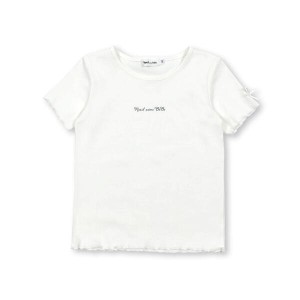 ノイユ エーム ベベ（Noeil aim BeBe）/フライスシンプルロゴTシャツ(90~130cm)