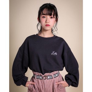ジディ/ロゴ ボリューム袖 トレーナー (130〜160cm)