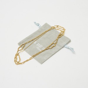 カリテ（qualite）/【ADER．bijoux】ダブルチェーンレイヤーネックレス