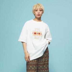 アバハウス（ABAHOUSE）/[PENDLETON/ペンドルトン] ネイティブ柄フロントプリント ショートスリ