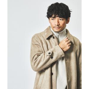 ARCH THE ロング コート ステンカラー 36 ベージュ バルマカーン