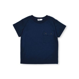 ワスク/タイガープリントパッチワーク天竺Ｔシャツ(100~160cm)