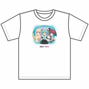 アニメ・キャラクター/【邪神ちゃんテン】Ｔシャツ「邪神ちゃん＆ミク＆ゆりね」　XLサイズ