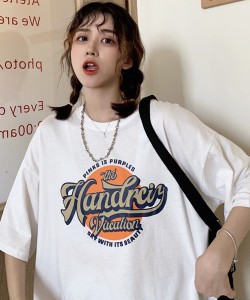 デバイス/ビッグシルエット カレッジロゴ Tシャツ 