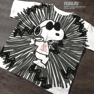 ブリーズ（BREEZE）/PEANUTS【JOE COOL】2色2柄Tシャツ