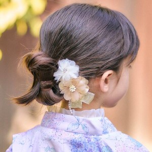 アプレ レ クール（apres les cours）/お花モチーフヘアクリップ_アプレのはんなり浴衣＆甚平