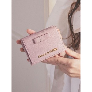 メゾン ド フルール（Maison de FLEUR）/EC限定リボン折りポケットウォレット