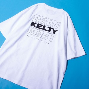 フレディ＆グロスター（FREDY&GLOSTER）/【KELTY×GLOSTER】別注 バックタイポロゴプリントTシャツ ワンポイントワッペン