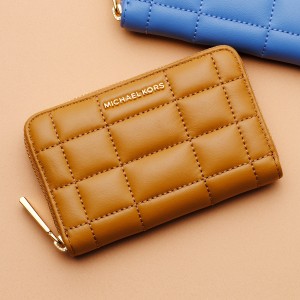 マイケル・コース（Michael Kors）/JET SET キルテッドレザー ウォレット スモール