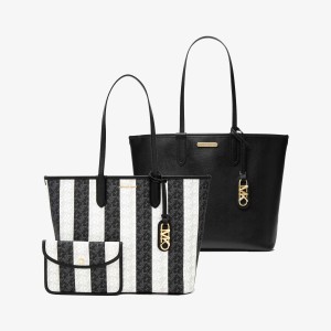 マイケル・コース（Michael Kors）/ELIZA エンパイア シグネチャーロゴ リバーシブルトート ラージ