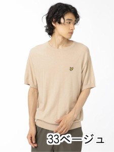 タカキュー（TAKA−Q）/ライル&スコット/LYLE&SCOTT 綿天竺ニット クルーネック半袖Tシャツ