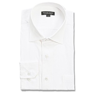 グランバック/【大きいサイズ】ファットゥーラ 日本製 綿100％ セミワイドカラー ビジネスドレス長袖シャツ