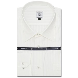 グランバック（GRAND−BACK）/【大きいサイズ】ファットゥーラ 日本製 綿100％ セミワイドカラー ビジネスドレス長袖シャツ