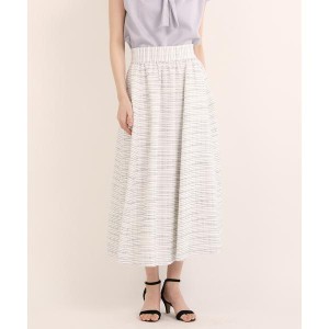 マーリエ ル カセット/《プラスサイズ》サマーツイードスカート