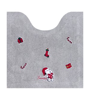 S．D．S （SenkoDesignStudio）/スヌーピーのクリスマスデザインが可愛らしい、トイレマット（約60×60ｃｍ）