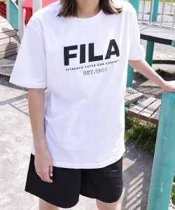 ジップファイブ（ZIP FIVE）/【別注】【FILA】 ユニセックス アソートロゴ半袖Tシャツ