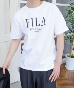 ジップファイブ（ZIP FIVE）/【別注】【FILA】 ユニセックス アソートロゴ半袖Tシャツ