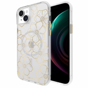 ケースメイト（Case−Mate）/iPhone 15 Plus 用 Floral Gems−Gold 