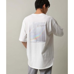 【NEW】アー・ヴェ・ヴェ（a．v．v）/【HIDEYUKI SUTO×a．v．vコラボ】フォトプリントロングシルエットTシャツ