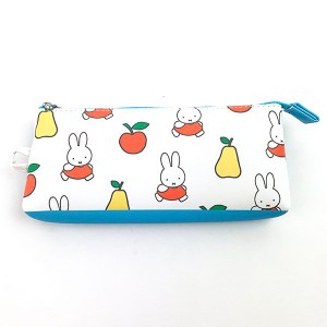 パーフェクト・ワールド・トーキョー/ミッフィー miffy おそろポーチ フルーツ 水色 ペンポーチ ペンケース 小物入れ