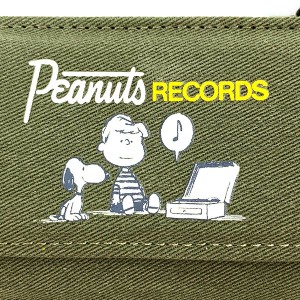 パーフェクト・ワールド・トーキョー/スヌーピー PEANUTS パス＆コインケース　GR　PEANATUS　RECORDS 定期入れ 