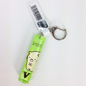 パーフェクト・ワールド・トーキョー/すみっコぐらし ねこ イニシャルキーホルダー V グッズ  (MCOR)(MCD)