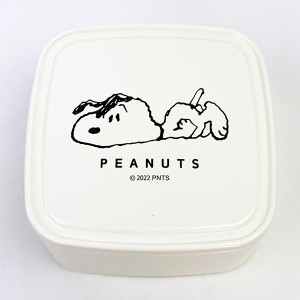 パーフェクト・ワールド・トーキョー/スヌーピー PEANUTS パックランチ S モノクロユニーク 弁当箱 ランチボックス 340ml