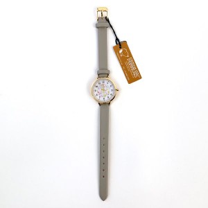 パーフェクト・ワールド・トーキョー/スヌーピー 水彩イラストウォッチ PEANUTS 腕時計 グレー