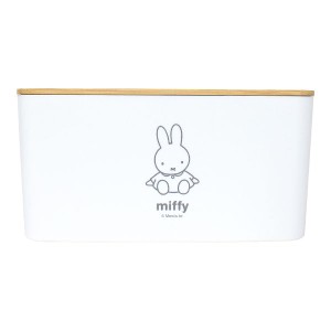 パーフェクト・ワールド・トーキョー（Perfect World Tokyo）/ミッフィー miffy ケーブルボックス ホワイト 収納ケース インテリア