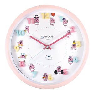 パーフェクト・ワールド・トーキョー（Perfect World Tokyo）/おぱんちゅうさぎ アイコンウォールクロック ピンク 壁掛け時計 ピンク