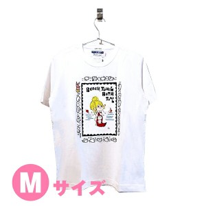 パーフェクト・ワールド・トーキョー（Perfect World Tokyo）/水森亜土 キャプテンサンタ コラボ Tシャツ ホワイト Mサイズ アパレル …