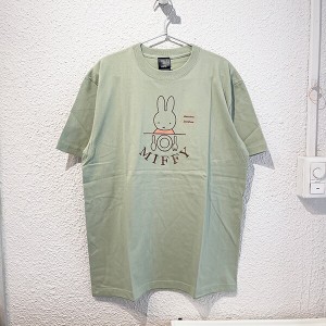 【NEW】パーフェクト・ワールド・トーキョー（Perfect World Tokyo）/ミッフィー miffy Tシャツ Lサイズ ごはん(GR) アパレル