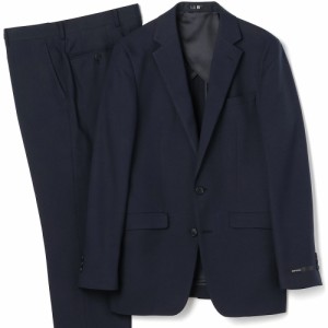 スーツセレクト（SUIT SELECT）/【SLIM TAPERED】2釦シングルスーツ ノータック ネイビー無地 ウォッシャブル