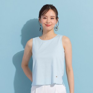 リリアンビューティ エクラ（Liliane Burty ECLAT）/【S・Mサイズ】バイオシルケットスムース　ノースリーブTシャツ