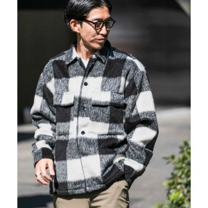 アイテムズ アーバンリサーチ（ITEMS URBAN RESEARCH）/シャギーチェック CPO ジャケット