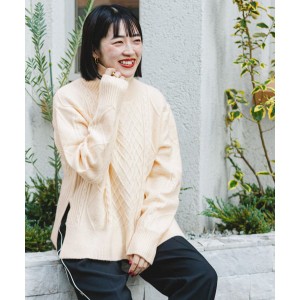 アイテムズ アーバンリサーチ（ITEMS URBAN RESEARCH）/ハイネックケーブルニット